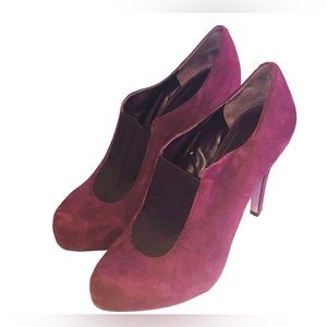 BCBGeneration Purple/Merlot Heels